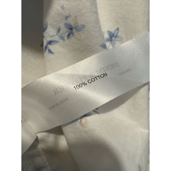 DENIM & FLOWER Ricky Singh Button Down Ditsy Floral Cotton Shirt Size Large - Picture 6 of 6